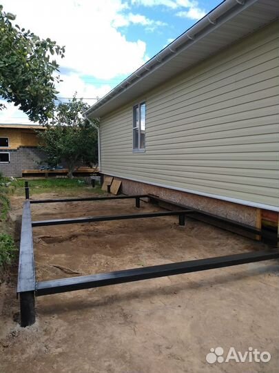 Винтовые сваи / Фундамент