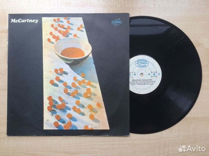 LP Beatles Mccartney пластинки винил