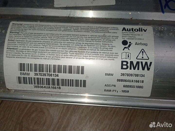 Подушка безопасности пассажира на BMW 5 Е60