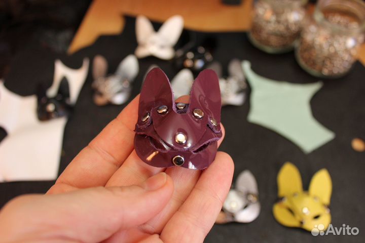 Броши/брелоки коты и зайцы
