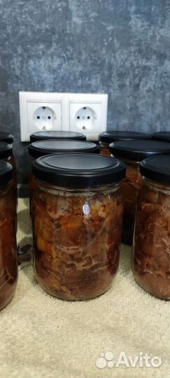 Тушенка домашняя из лося, оленя, кабана