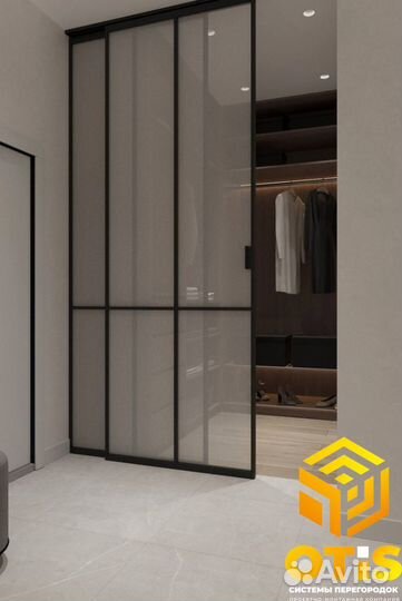 Стеклянные перегородки