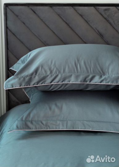 107TD-D26G2-NAV ZEL Комплект наволочек сатин зел 5