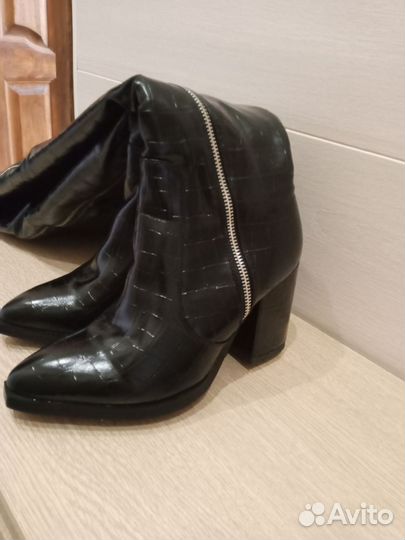 Зимние женские сапоги 38 ботфорты