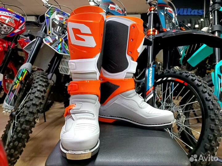 Мотоботы gaerne SG22 Orange White Gray
