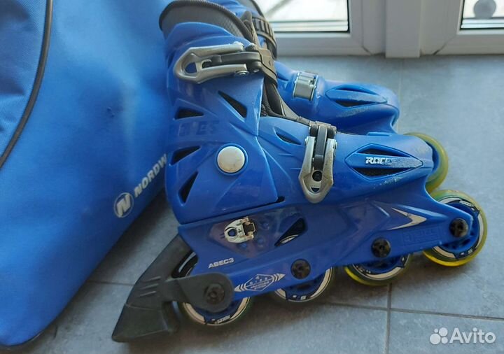 Роликовые коньки детские раздвижные