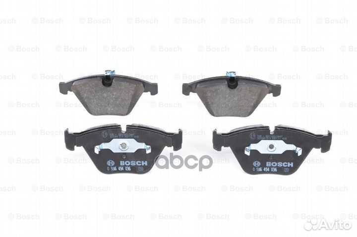 Колодки тормозные дисковые перед 0986494036