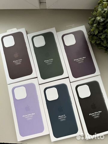 Чехол на iPhone 13 pro/max MagSafe кожаный