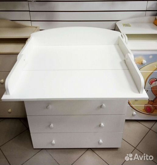 Детский комод с пеленальник 80 см(выстав.образец)