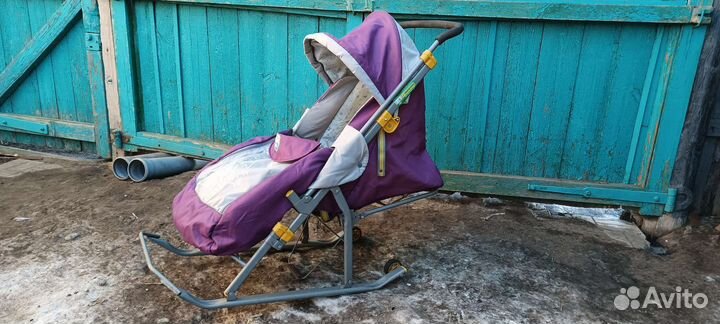 Коляска санки