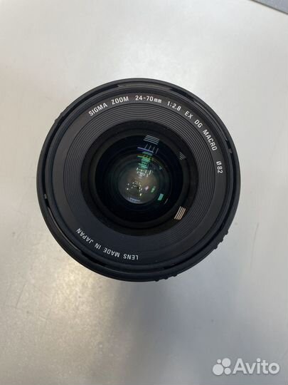 Объектив Sigma 24-70mm 1:2 8 EX DG