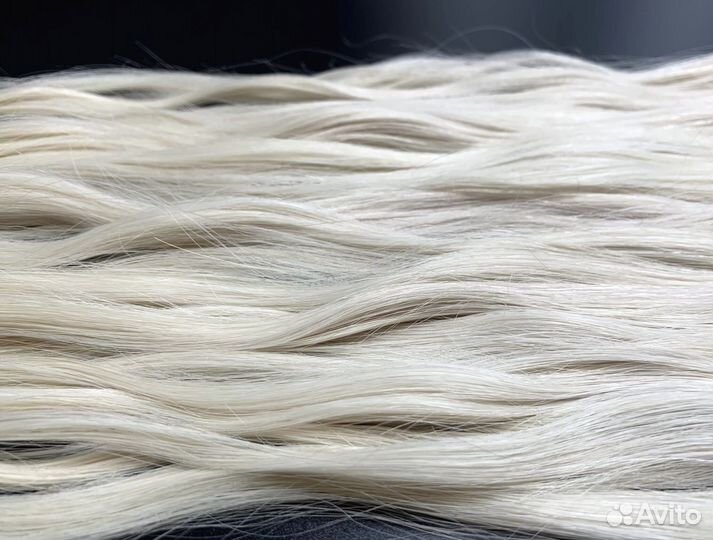 Славянские волосы для наращивания, 60см, блонд