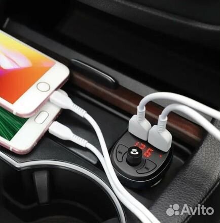 FM-трансмиттер Hoco E41 Black