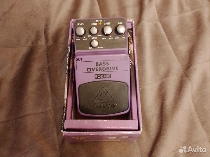 Bass overdrive Гитарная педаль