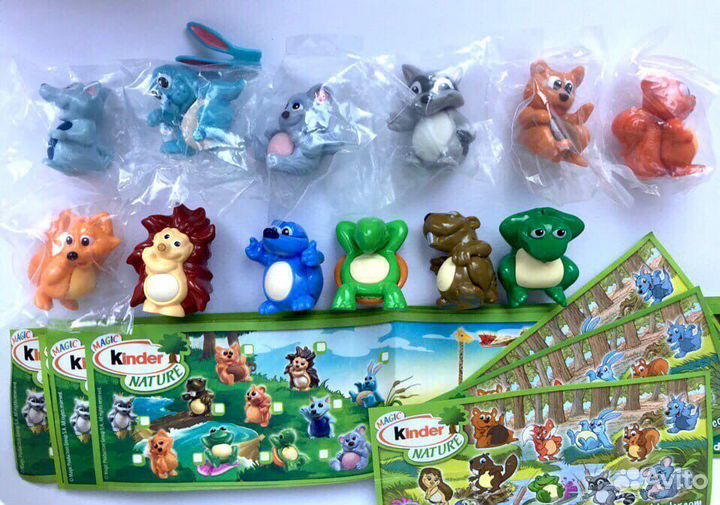 Серии киндер игрушки
