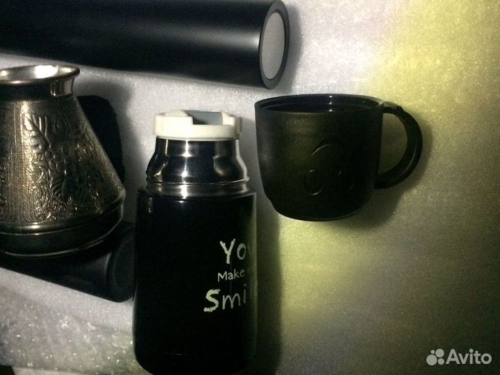 Черный набор для кофе