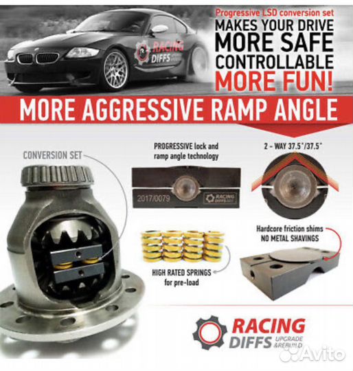 Блокировка на bmw LSD acingdiffs