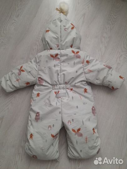 Зимний/демисезонный комбинезон-трансформер 74-80