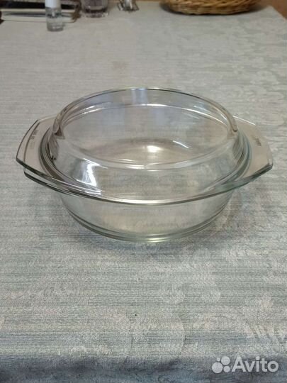 Кастрюля 1,5 л огнеупорное стекло