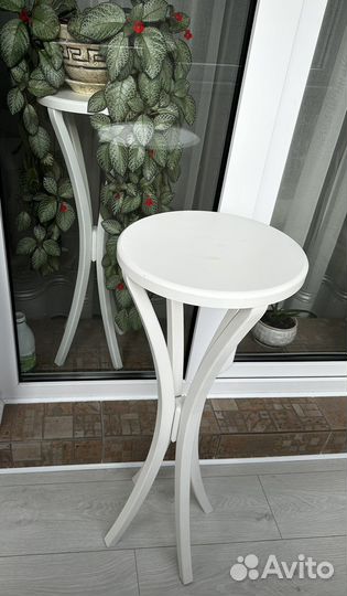 Подставка для цветов напольная деревянная