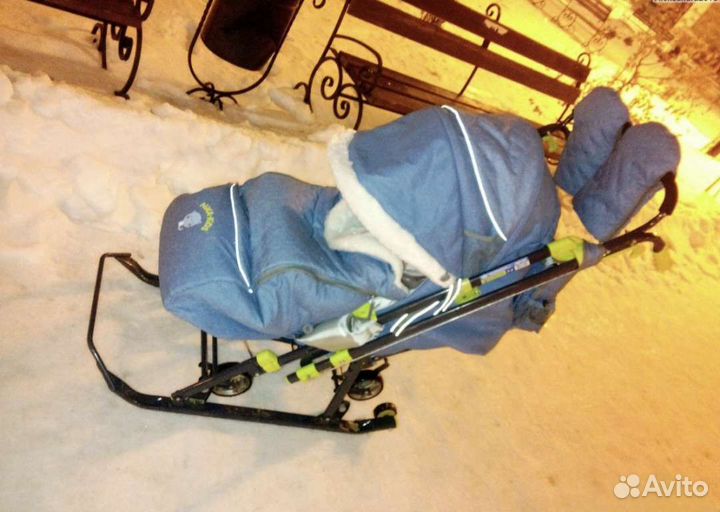 Коляска санки