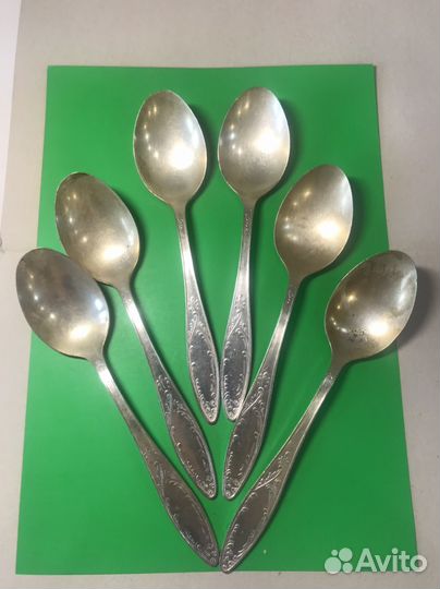 Мельхиоровые ложки (лот) СССР