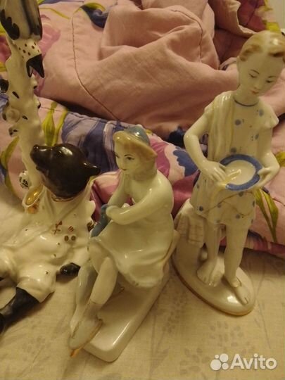 Фарфоровые статуэтки СССР лфз оригинал