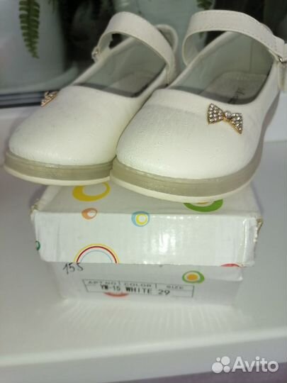 Туфли для девочки размер 29