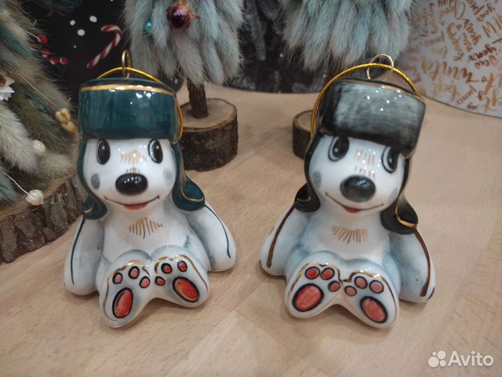 Лефортовский фарфор ёлочная игрушка