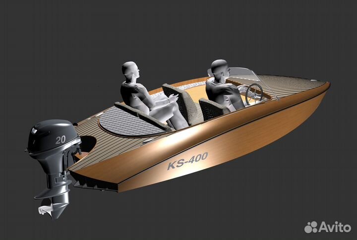 Моторная лодка KS-400. Набор для постройки
