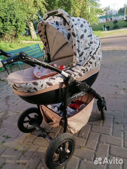 Коляска люлька для новорожденных бу