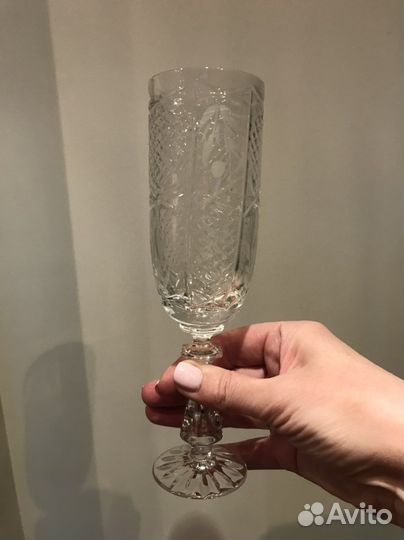 Хрустальные фужеры времен СССР