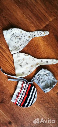 Чепчики и шапочки для новорожденного