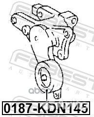 Ролик натяжной 0187KDN145 Febest