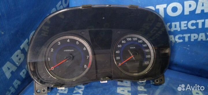 Панель приборов Hyundai Solaris 1 седан G4FA 2015