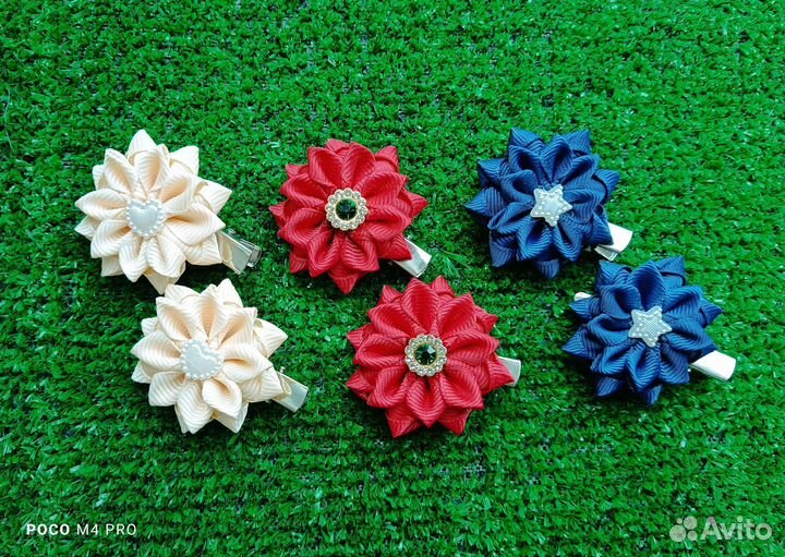 Школьные бантики ручной работы