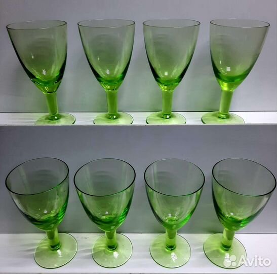 Бокалы цветное стекло СССР