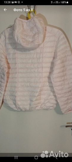 Двусторонний пуховик 46-48-50 новый весна осень