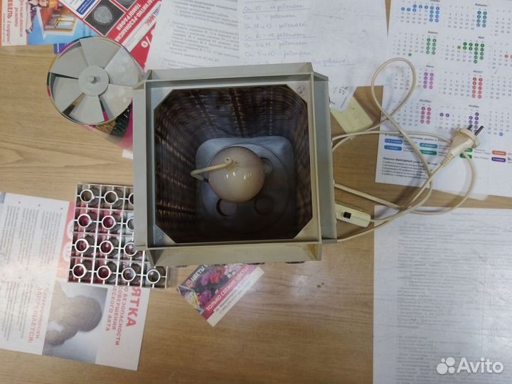 Светильник салют настольный СССР