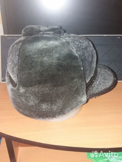Меховая мужская кепка-ушанка