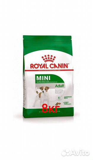 Сухой корм 8кг для собак Royal Canin Adult Mini