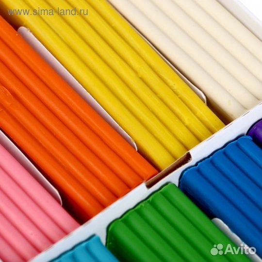 Пластилин 12 цветов 240 г 