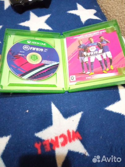 Продам диск FIFA 19 на xbox ONE