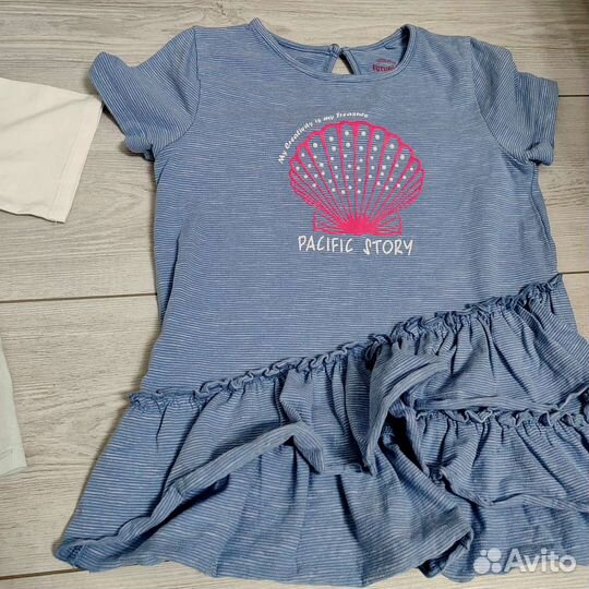 Пакет одежды на девочку 130-140 см