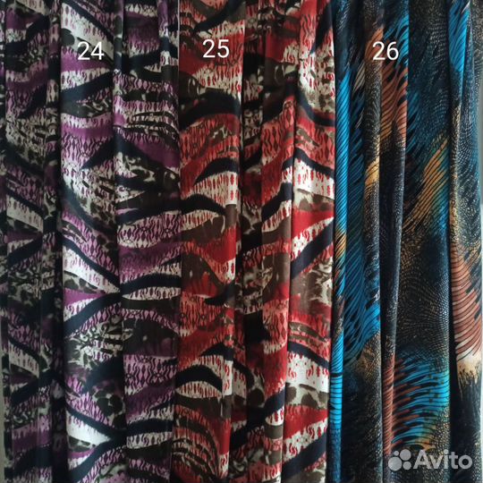 Много разных тканей, отрезы 3 м