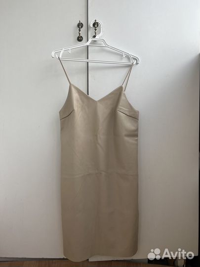 Платье кожаное