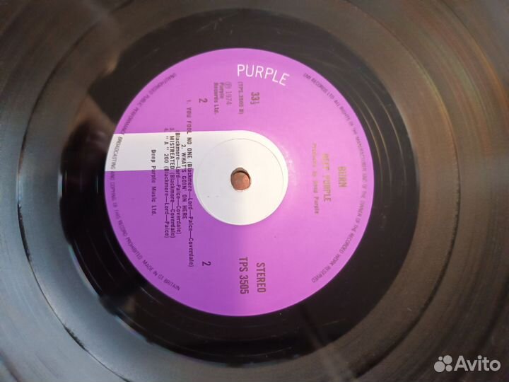 Deep Purple – Burn UK LP