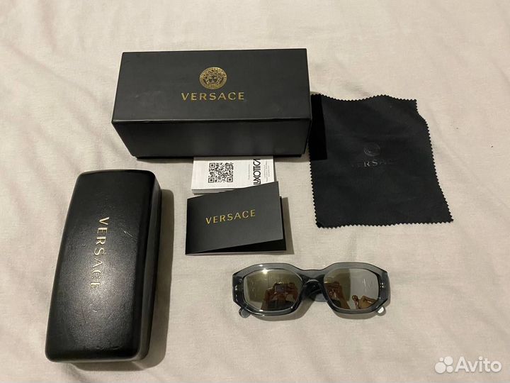 Очки Versace Biggie Glasses Transparent Grey