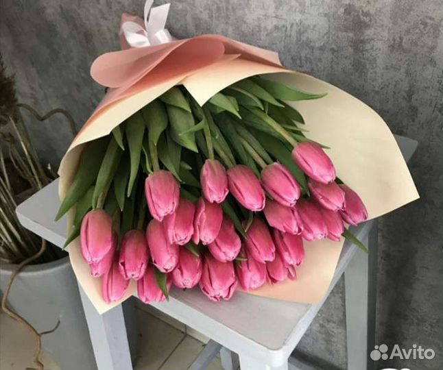 Букет из тюльпанов 25шт