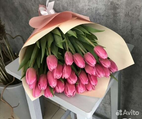 Букет из тюльпанов 25шт